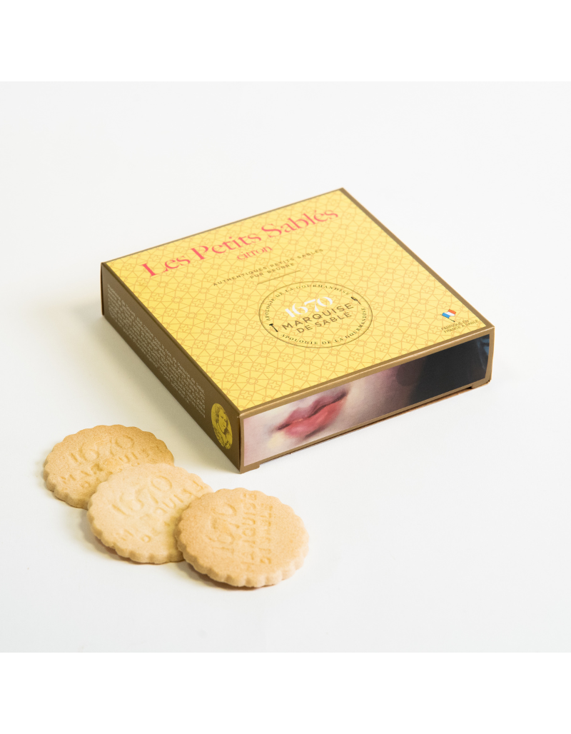 1670 Marquise de Sablé - Les Petits Sablé aux pépites de citrons - étui 100G | Le Caféier